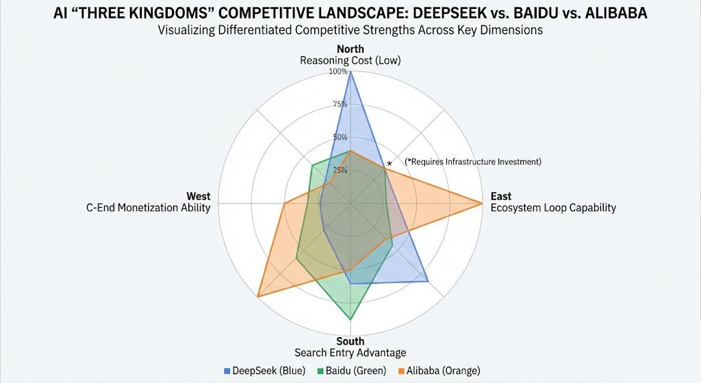 DeepSeek、百度与阿里的差异化博弈